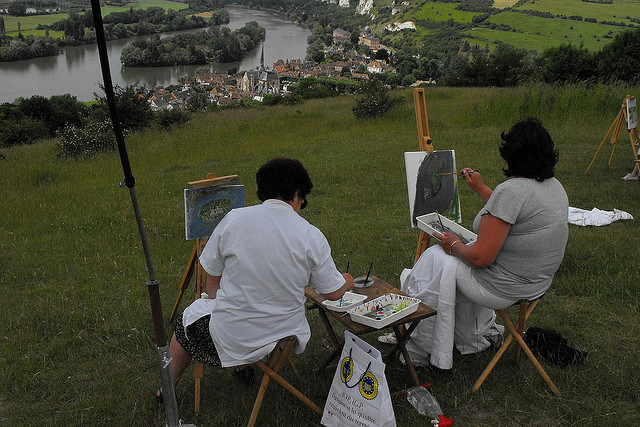 Aux Andelys (les petits) Martine Lauwerie et Pierrette Benoit